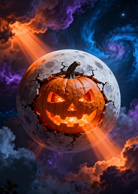Halloween Pumpkin Moon