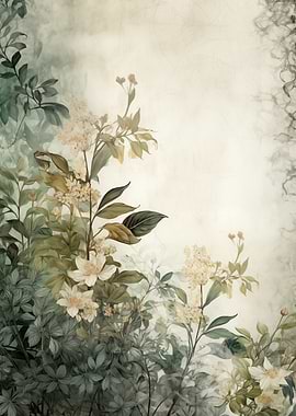 Botanical Green leaves