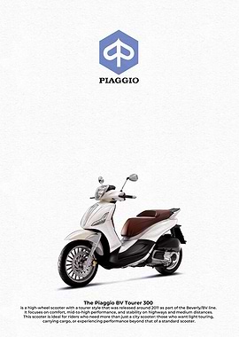 Piaggio BV Tourer 300 Scooter