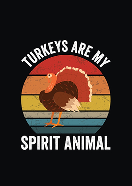 Retro turkeys are my spirit animal