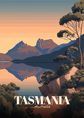 Tasmania Australia Landscape Art