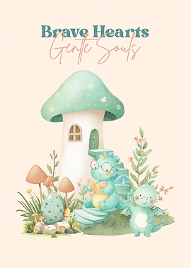 Bravo Hearts Gentle Souls Dragon Illustration