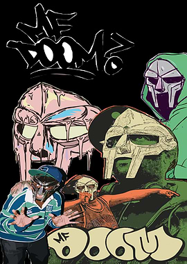 MF DOOM Collage Art