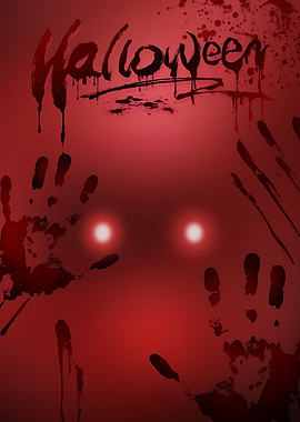 Spooky Halloween Red Eyes