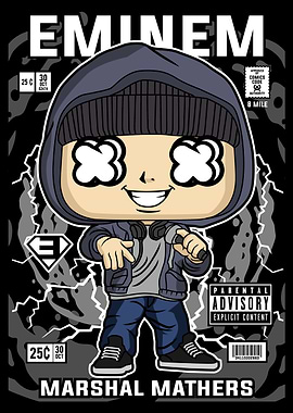 Eminem Cartoon Comic Book Style