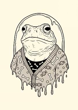 Toad in Candybone Cardigan