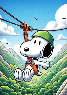 Snoopy Ziplining Adventure