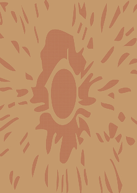 Abstract Brown Pattern with Oval Center