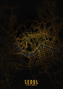 Seoul Golden City Map