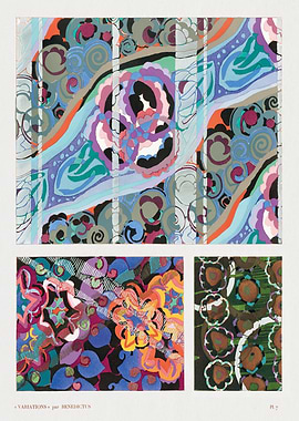 Abstract Floral Pattern by Benedictus