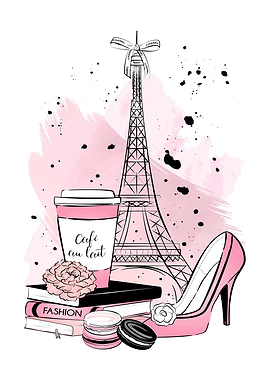 Paris Blush with Eiffel Tower
