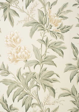 Floral Green Leaves Flowers