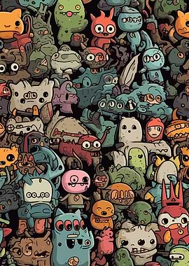 Cartoon Monster Mashup