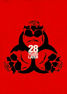 28 Years Later Skull Poster