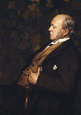 Portrait of a gentleman in profile