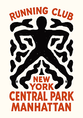 Running Club New York Manhattan Art