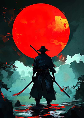 Samurai under the Red Moon