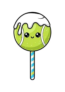 Tennis Food Cartoon Humor