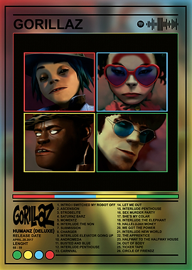 Gorillaz Humanz (Deluxe) Album Cover