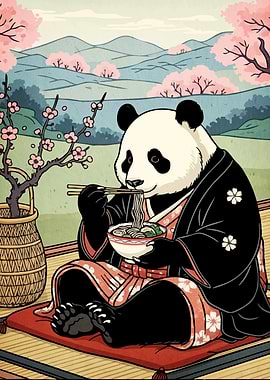 Panda Kimono Noodles