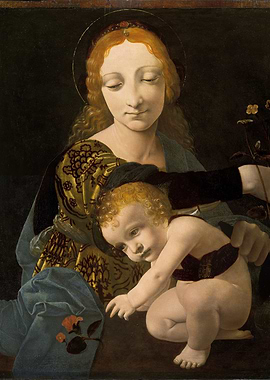 Madonna and Child Painting