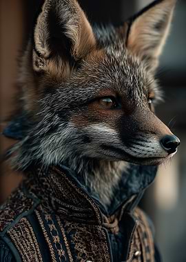 Fox in a jacket