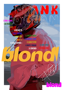 Frank Ocean Blonde Album Cover Art