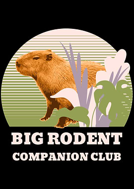 Big Rodent Companion Club Capybara