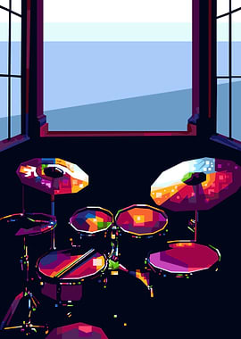 Drum Pop art