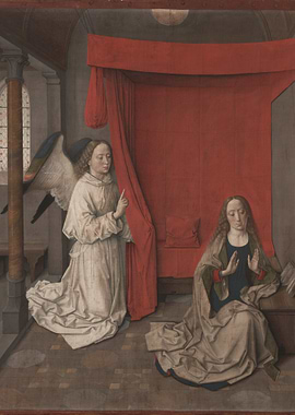 The Annunciation by Jan van Eyck
