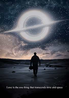 Astronaut and Black Hole Art