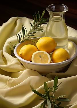 Yellow Lemons and Lemonade