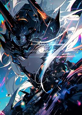Armored Anime Character Portrait