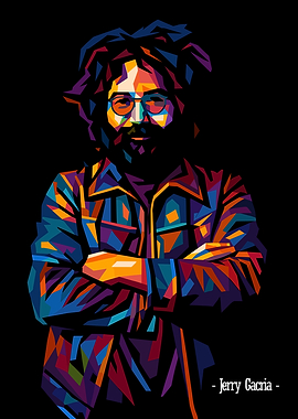 Jerry Garcia wpap art