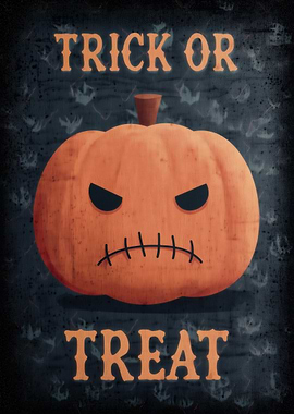Grumpy Pumpkin Trick or Treat