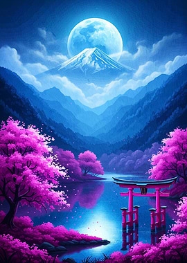 Mount Fuji Cherry Blossoms
