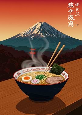 Mount Fuji Ramen Bowl
