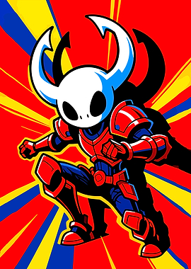Hollow Knight Inspired Character Art