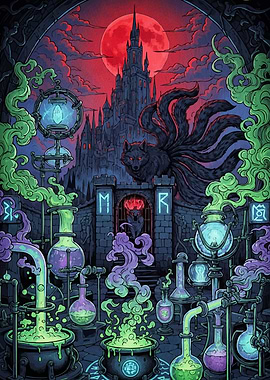 Fantasy Alchemy Lab Nine-Tailed Wolf