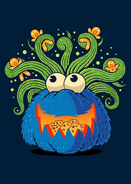 Cookie Pumpkin Monster VS Gingerbread Cookie