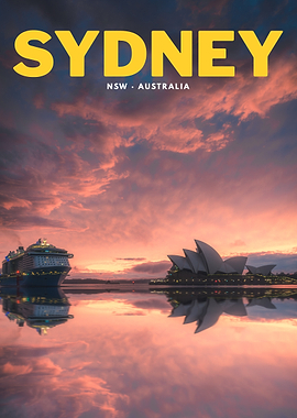 Sydney, Australia at Sunset