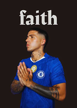 Enzo Fernandez Faith Portrait