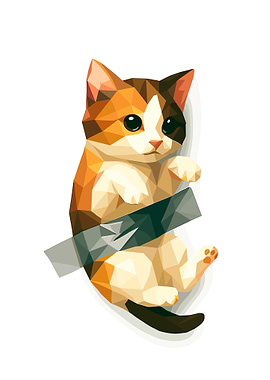 Cat with Tape