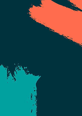 Abstract Brush Strokes on Dark Background