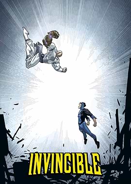 Invincible Comic Book Fight Scene