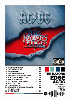 ACDC The Razors Edge Album Cover