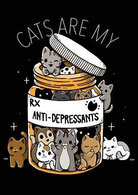 Cats are my anti-depressants