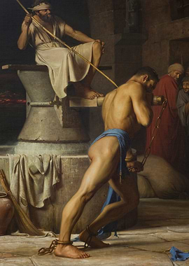 Historical Painting of Labor and Oppression