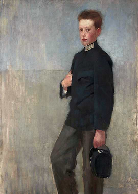 Portrait of a Boy in Uniform