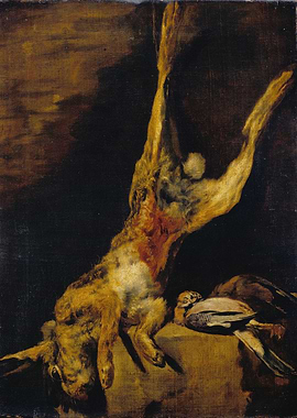Still Life with Hare and Birds